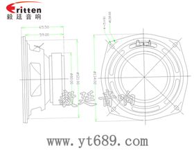 5.25寸pp盆多媒體喇叭成品圖