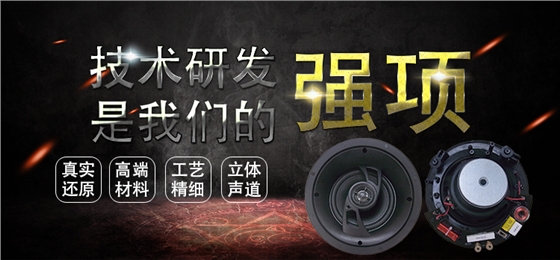 6.5寸吸頂式天花喇叭 6.5寸吸頂式天花喇叭