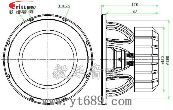12寸低音汽車?yán)瘸善穲D