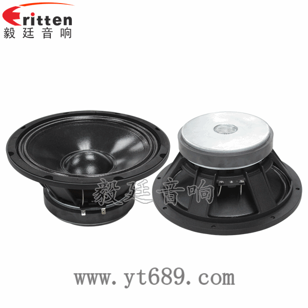 10寸舞臺(tái)重低音喇叭正反面 8''中低音舞臺(tái)音箱喇叭廠家正反面