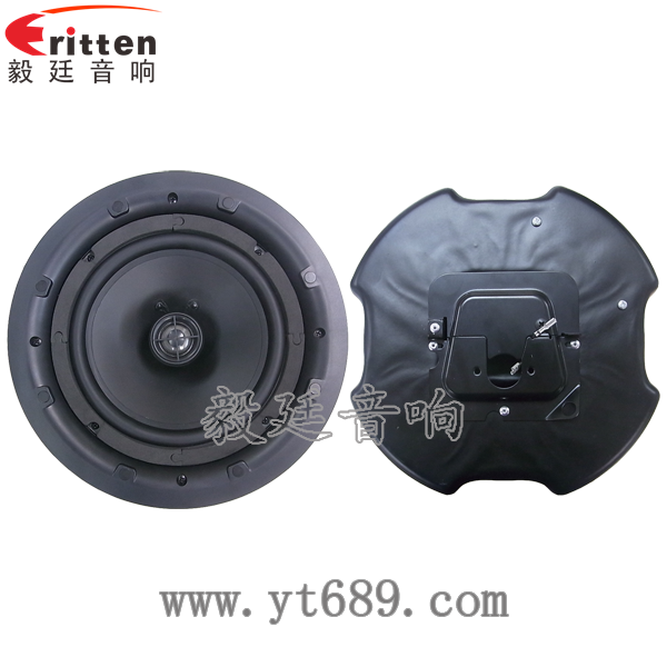 高音可旋轉(zhuǎn)8寸天花板喇叭正反面 8''250w 重低音喇叭正反面