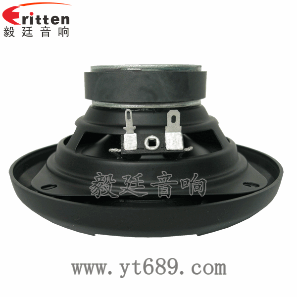 4寸同軸汽車音響喇叭反面圖
