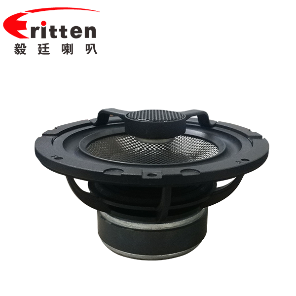 6.5寸碳纖盆/橡膠邊100w高端汽車同軸喇叭 6.5寸碳纖盆/橡膠邊100w高端汽車同軸喇叭