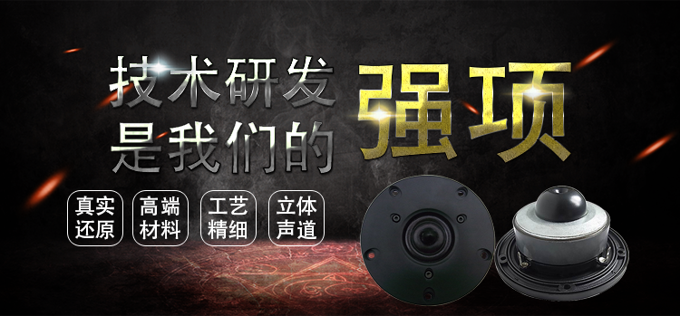 4寸(104mm)鐵氧體外磁高音系列HIFI音箱喇叭 4寸(104mm)鐵氧體外磁高音系列HIFI音箱喇叭